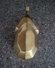 Vintage Dolbi Cashier Brass Cubist Modernist Elephant Figurine