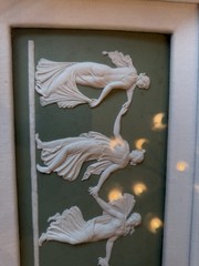 Vintage Purnell Art Co Bas Relief Plaque –Neoclassical Dancing Figures Wall Art