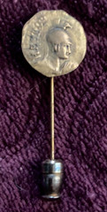 Rare Pendant, Ancient Trojan War Prince Hector Stick Pin 1.5″ Preowned