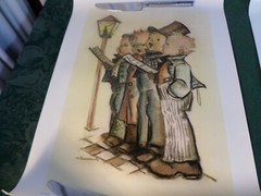 3 Adorable Vintage M. I. Hummel/Goebel Collectors’ Club Unframed Prints