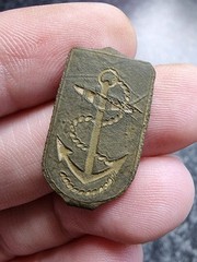 Rev War Royal Navy Anchor Clog Clasp Georgian 18thc Detecting Find Antique