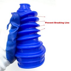 Universal CV Boot Kit – Thick Silicone Constant Velocity Joint Gaiter (Blue)