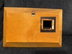 Vintage Wooden Diorama Shadow Box Kitchen Made In Switzerland