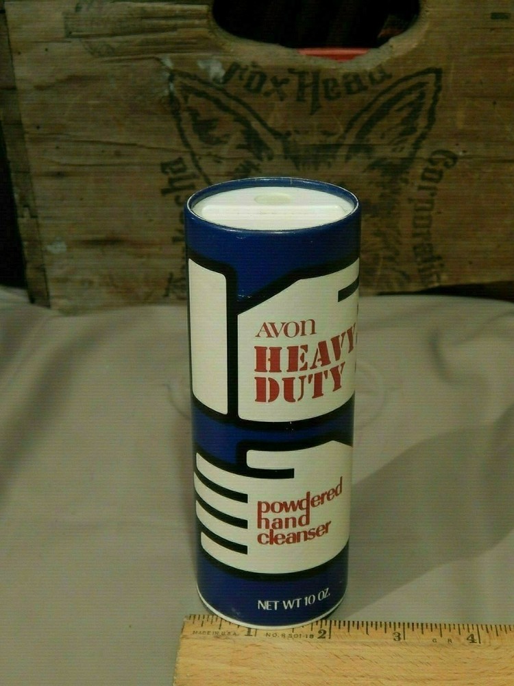 ’70s AVON ~ Heavy Duty Powdered Hand Cleanser ~ (10oz) NEW FULL ~ Vtg Stock ~
