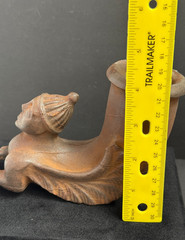 Ancient Near Eastern Greco-Roman Style Stone Rhyton in the Form of a Sphinx