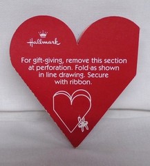 Hallmark Valentine’s Day Ceramic Lapel Pin Heart Tulips Flowers Bouquet 1990s