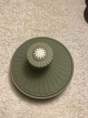 Vintage Wedgwood Jasperware Sage Green Rare Trinket box Made in England