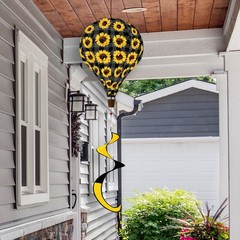 Briarwood Lane Fall Sunflowers Hot Air Balloon Spinner 54×12
