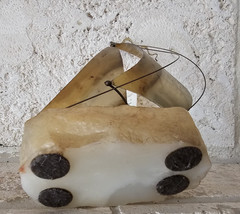 Demott 1975 Vintage Brass Sailboat Nautical Boat on Marble Base Artist Signed