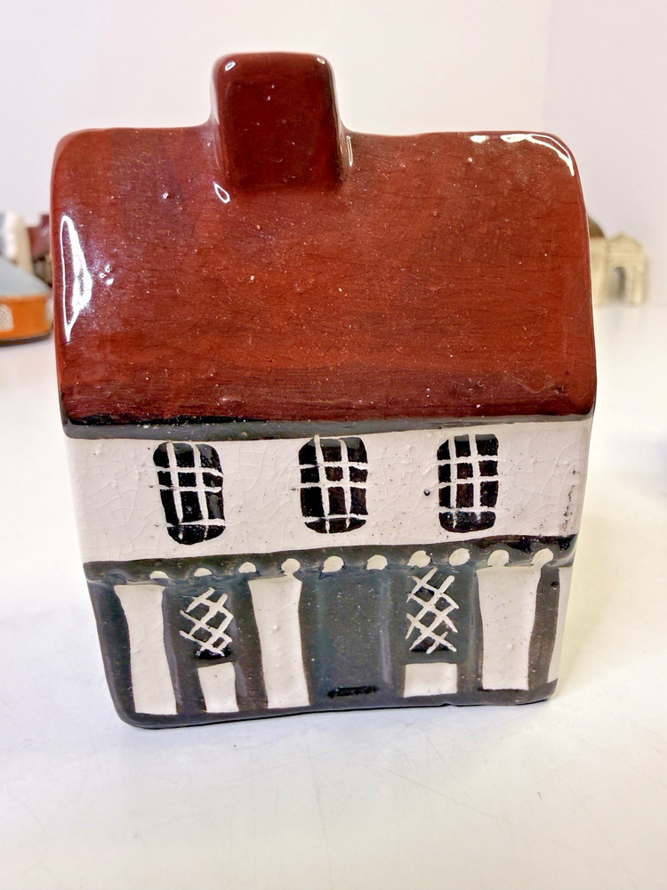 Mudlen End Studio Felsham Suffolk Pottery Miniature House Cottage #16 Red Roof