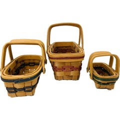 Boyds Bear Collection Aunt Mamie’s Bread Baskets Small Medium Large