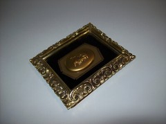 Vintage Mid Century Neoclassical Roman Emperor Cameo Relief Picture Wall Hanging