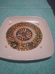 Vintage Giovanni Della Robbia Florence Plastic Small Dish Made in Italy **RARE**