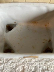 Vintage White Footed Victorian Style Footed Cigarette Holder Trinket Box Japan
