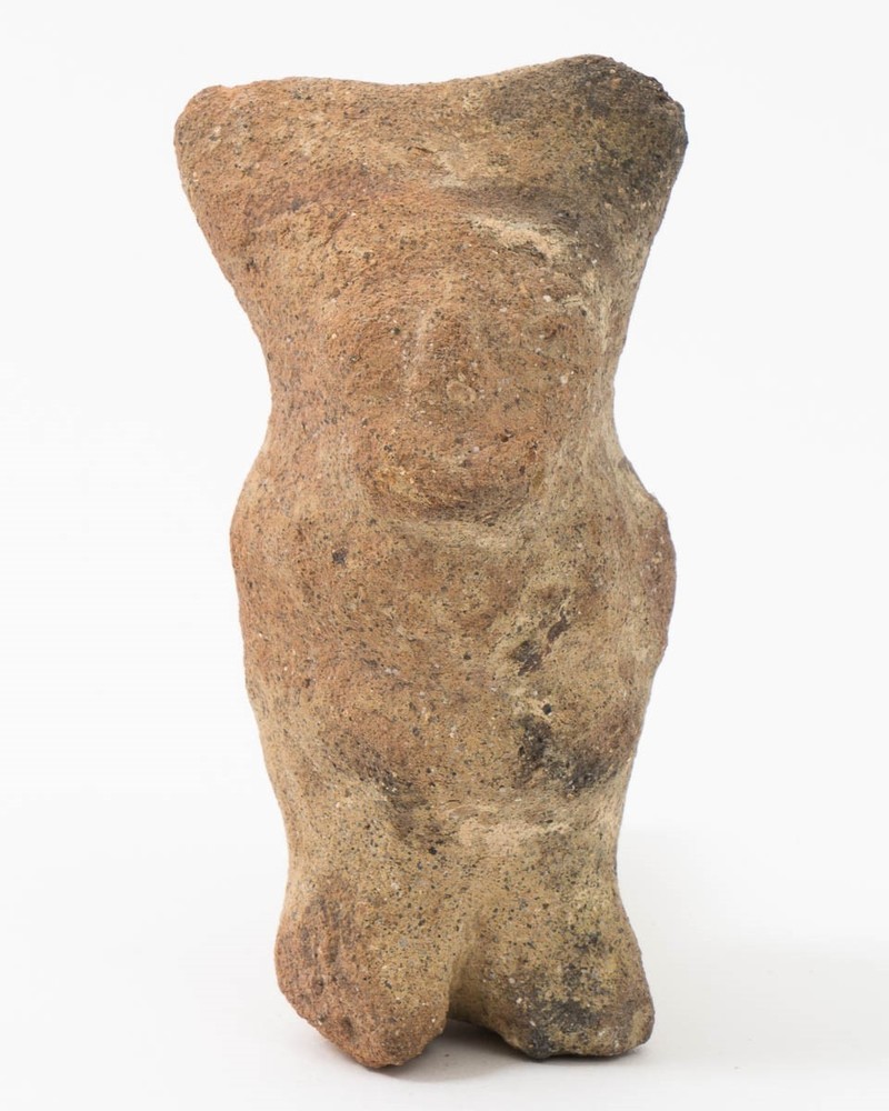 Pre-Columbian Artifact Peruvian Ceramic Standing Chancay Dance Figurine 3.5″ T