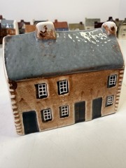 Mudlen End Studio Felsham Suffolk Pottery Miniature House Cottage #22 Large Flat