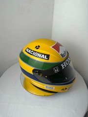 1988 Tribute Custom Painted Helmet – Iconic Yellow Design – Full Size