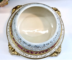 2000 Fitz and Floyd “5 Golden Rings” 12 Days of Christmas Tree Lidded Box