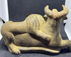 Ancient civilizations rare carved near eastern stone animal statue figurine