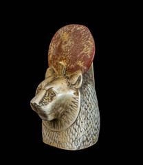 Authentic Ancient Egyptian Antique Rare Goddess Sekhmet Figurine Egyptian BC
