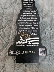 Statue of Liberty NY NY 1998 # 103 Presonal Signature Shelia Artist Proof RARE