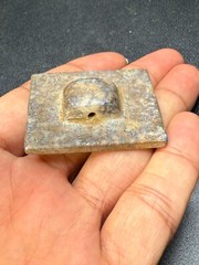 Rare Medieval Indus Valley Intaglio Lapis Lazuli Stamp Seal Bead