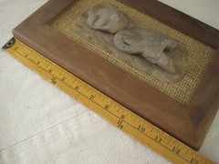 Authentic Pre- Columbian Artifact Mazatlan Mexico 7″ Figurine Mounted and Framed