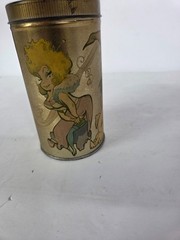 Vintage 1980s HALLMARK Tube Tin MAD MONEY Piggy Bank Coin Holder Retro