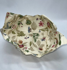 Longaberger Oval Muffin Basket Liner Only Botanical Fields #2370635 NEW