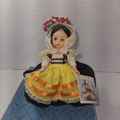Vintage Madame Alexander 8″ GREECE #565″ Doll – With Original Box And Tag