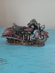 Vintage 1949 Motorcycle Resin Replica Figurine Popular Impots