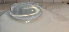 Murano Glass bowl Bright Orange 🍊 White 13 1/2 Inches Wide