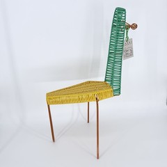 Marni Market Gaming Collection Leaning Chair Yellow Green Metal 2019 NWT Rare
