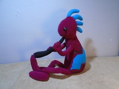 FABRIC BEAN BOTTOM KOKOPELLI SHELF SITTER PLUSH UNBRANDED (ML828)
