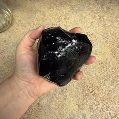 XL Monatomic Andara crystal Dark Purple