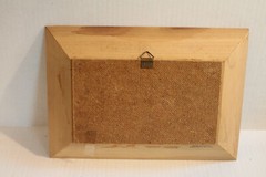 Vintage Wooden 3-D Diorama Kitchen Room Scene Picture Box Made in Germany