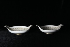2 Vintage 1950’s Modernist Hutschenreuther Prof. Lili Schultz Gold Bowls