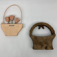 VTG Country Folk Wall Décor Set – Hearts, Dove, Wreath, Baskets (5 Pc)