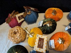 Fall Halloween Pumpkin Bulk Crafting Decor Lot 2-3 In Multicolor 21 PC New