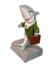 Sales Shark Bobblehead Trophy / Award