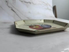 Vintage Hand-Painted Toleware Tray