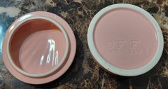 Vintage 1975 Fitz & Floyd Pink Ceramic Shell Trinket Box