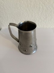 Norwegian Handmade Tankard, signed.