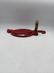 Syroco Wood Vintage Red Bird Wall Decor Made In USA