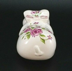 VTG Avon Ceramarte Brazil Floral Pomander Drawer Sachet Pig Shaker Potpourri