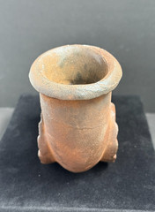 Ancient Near Eastern Greco-Roman Style Stone Rhyton in the Form of a Sphinx