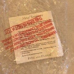 Vintage 2004 Fitz & Floyd Metal Carrot Spoon Rest Never Used Original Packaging