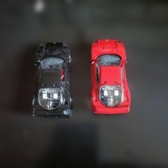 Tomica Limited Vintage Neo Ferrari F40 Diecast 2-Pack Red & Black Models