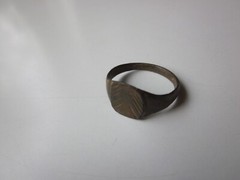 very rare ancient Viking engraved bronze ring. IX – X AD.