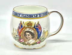 Queen Elizabeth II Coronation Cup Aynsley Bone China England 1953